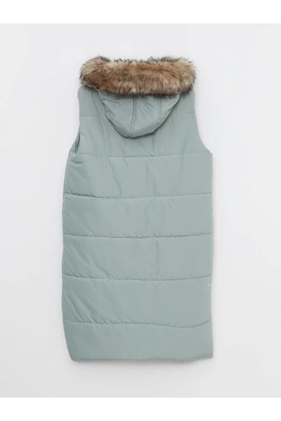 LCW Women's Hooded Puffer Vest - 8