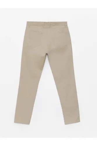 LCWAIKIKI Classic Dar Kalıp Erkek Chino Pantolon - Bej - 7