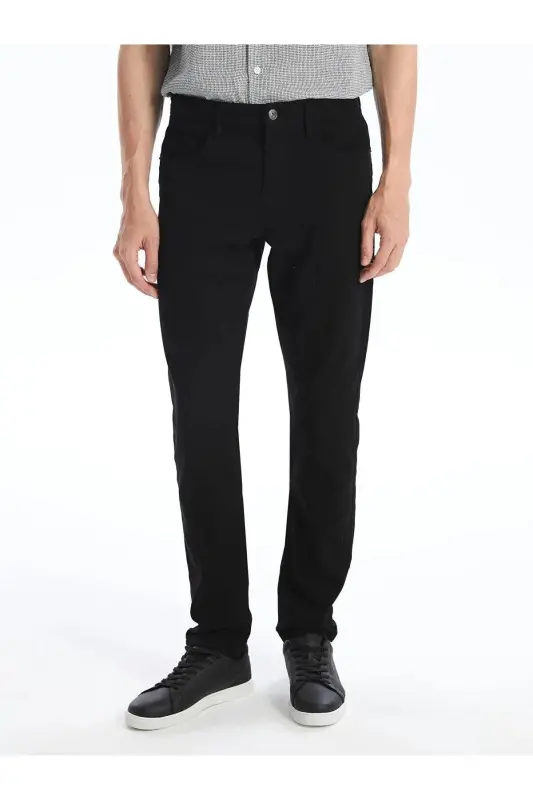 LCWAIKIKI Classic Dar Kalıp Erkek Chino Pantolon - NEW BLACK - LC WAIKIKI