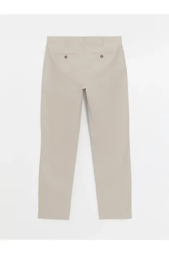 LCWAIKIKI Classic Geniş Kalıp Erkek Chino Pantolon-BEIGE - 6