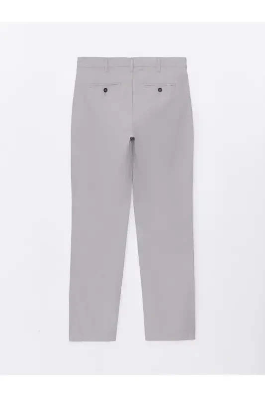 LCWAIKIKI Classic Geniş Kalıp Erkek Chino Pantolon-GREY - 6