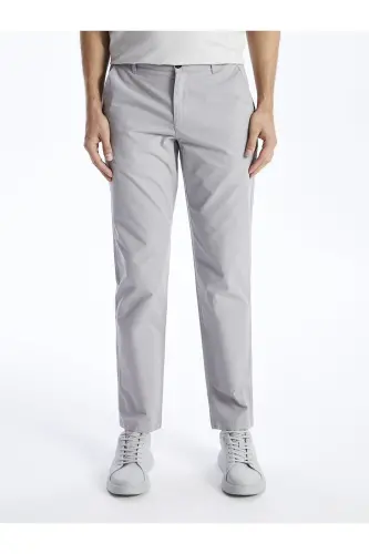 LCWAIKIKI Classic Keng Bichimli Erkaklar Chino Shim-GREY - 3
