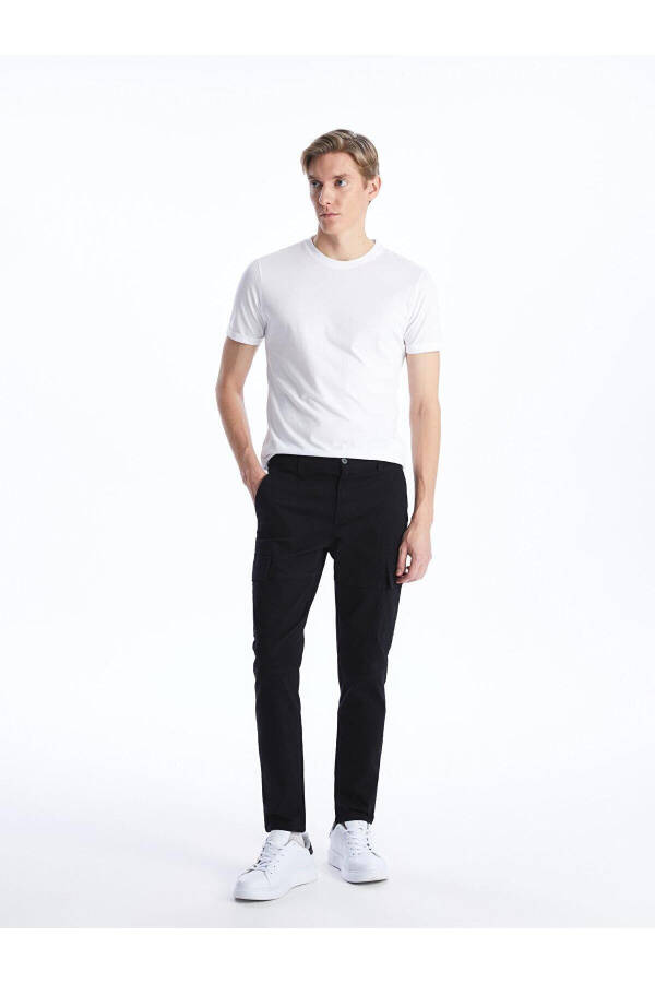 LCWAIKIKI Classic Slim Fit Gabardin Erkaklar Chino Shimini - 7