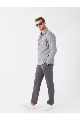 LCWAIKIKI Classic Standart Kalıp Erkek Chino Pantolon - Antrasit - 1
