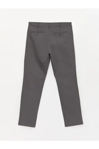 LCWAIKIKI Classic Standart Kalıp Erkek Chino Pantolon - Antrasit - 7