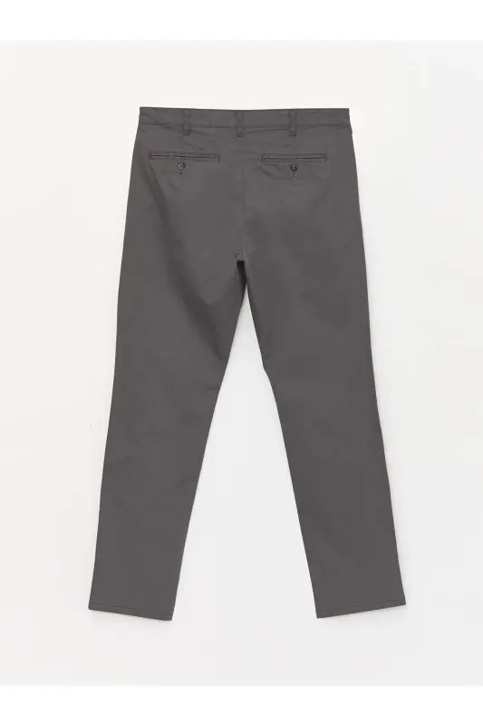 LCWAIKIKI Classic Standart Kalıp Erkek Chino Pantolon - Antrasit - 7