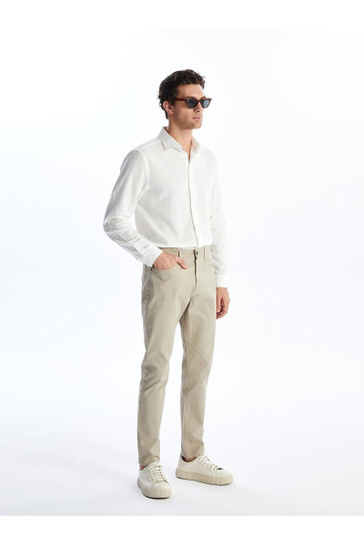 LCWAIKIKI Classic Dar Kalıp Erkek Chino Pantolon-BEIGE - LC WAIKIKI