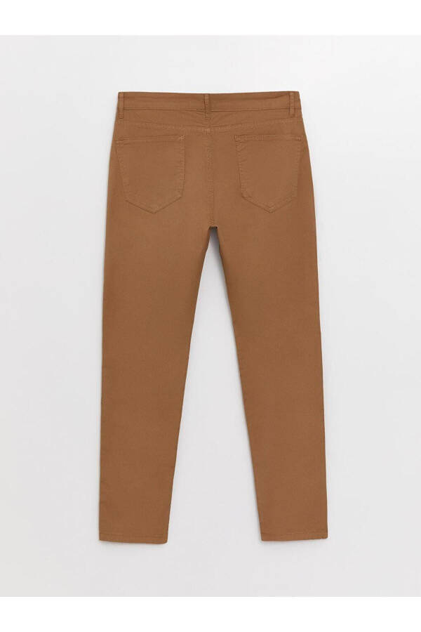 LCWAIKIKI Klasik Dar Kalıp Gabardin Erkek Chino Pantolon - 7