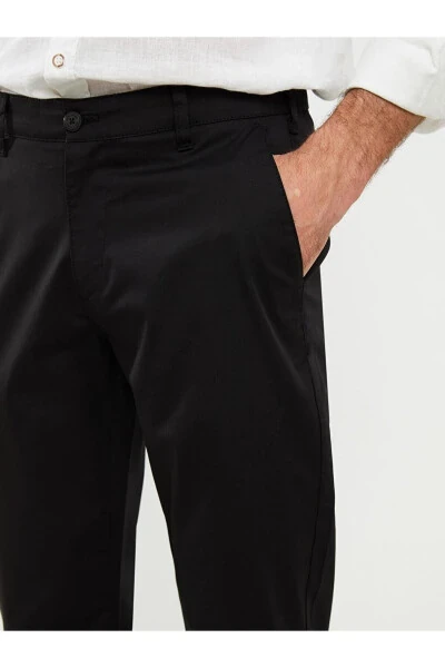 LCWAIKIKI Klassik ingich qilib tikilgan Gabardin erkaklar uchun chino shimi - 5