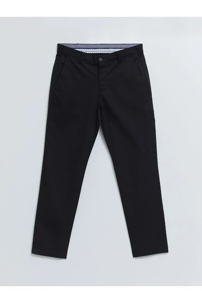 LCWAIKIKI Klassik ingich qilib tikilgan Gabardin erkaklar uchun chino shimi - 6