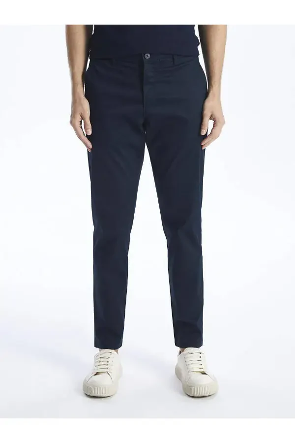 LCWAIKIKI Klassik Tor Tor Gabardin Erkaklar Chino Shimini - 3