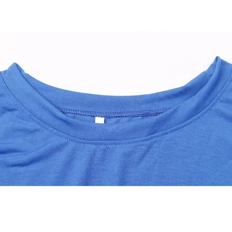 lcziwo Женский спортивный костюм из 2 предметов, осень, длинный рукав, однотонный, длинный рукав и спортивные штаны, треккостюм, для путешествий, тренировок, джоггеры, 2024, синий, M - 9