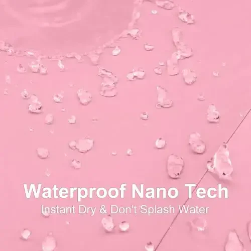 LEAGERA Mini Soybon - Yengil yomg'ir uchun ixcham, suv o'tkazmaydigan sayohat soyboni, ayollar sumkasi va cho'ntagi uchun mos - 5