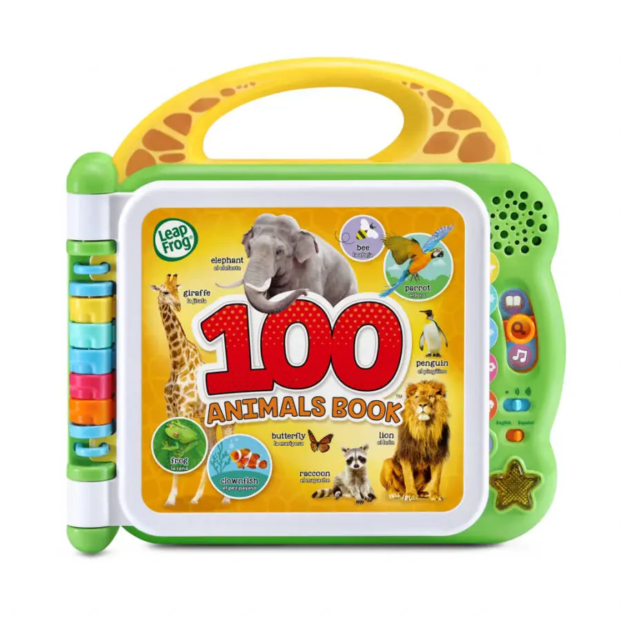 LeapFrog 100 Animals Book Baby and Toddler Toys - 1