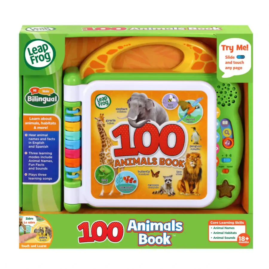 LeapFrog 100 Animals Book Baby and Toddler Toys - 6