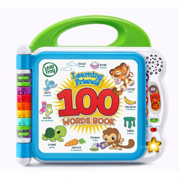 LeapFrog Learning Friends 100 Words Book Baby and Toddler Toys - LEAPFROG