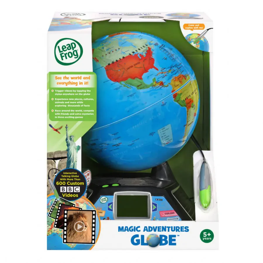 LeapFrog Magic Adventures Globe with Accessories, Baby and Toddler Toys - 13