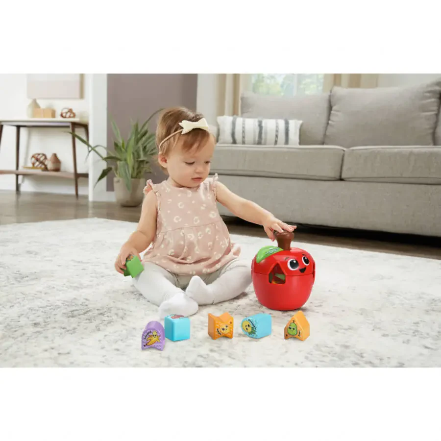 LeapFrog Spin & Change Apple Shape Sorter with Accessories, Baby and Toddler Toys - 6