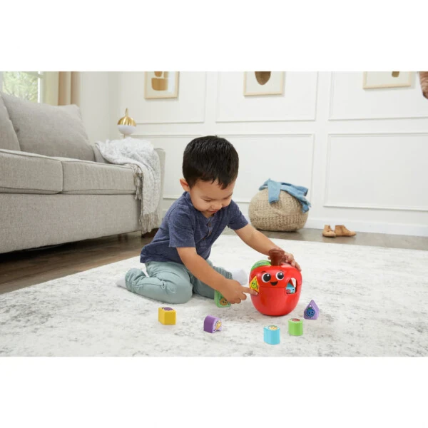 LeapFrog Spin & Change Apple Shape Sorter™ Shape Sorting Toys with Accessories Included, Baby and Toddler Toys - 7