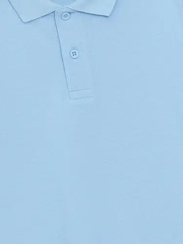 Learning Enthusiast Polo Collar Boy's T-Shirt-Blue - LC WAIKIKI (1)