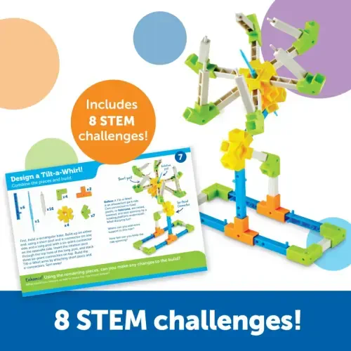 Learning Resources STEM Explorers Motioneering - STEM Building Toy, Educational Toys for Kids - 3