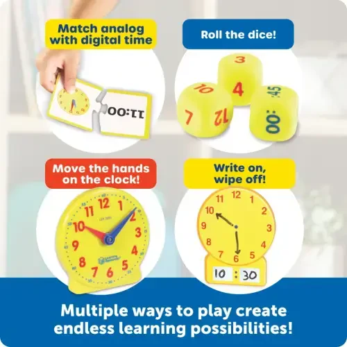 Learning Resources Time Activity Set, Educational Toy for Kids, Ages 5+ - 4