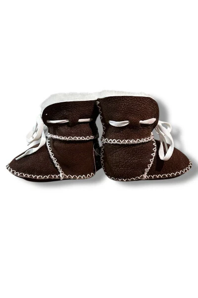 Leather Baby Booties - Modazone (1)