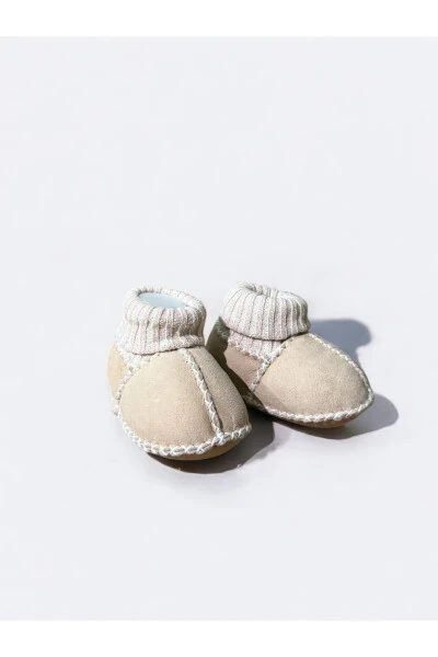 Leather Baby Booties - 1