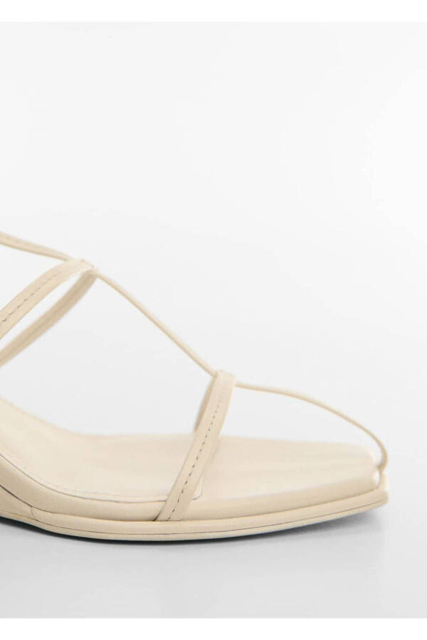 Leather-banded sandals - 4