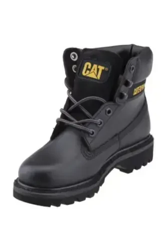 Leather Boot with Rubber Sole-015M100031 BLACK - 3