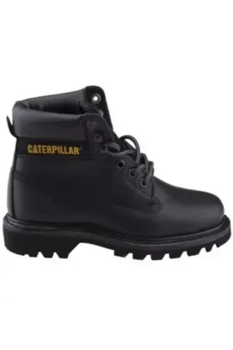 Leather Boot with Rubber Sole-015M100031 BLACK - 4