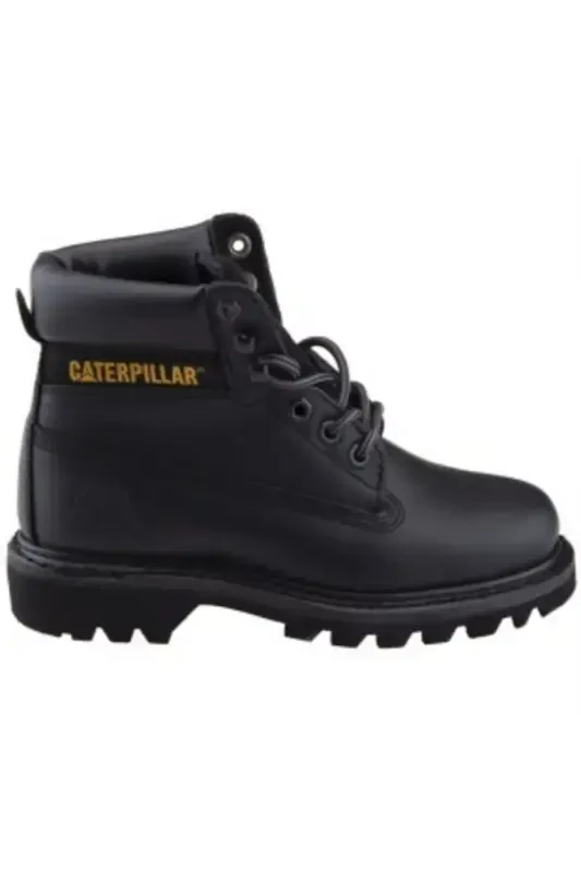 Leather Boot with Rubber Sole-015M100031 BLACK - 4