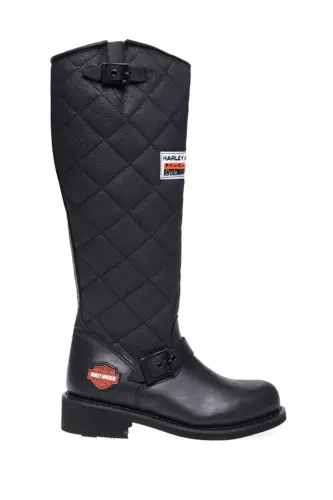Leather Boot with Rubber Sole-HAR - 1