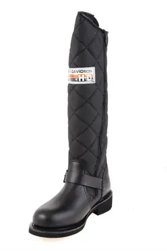 Leather Boot with Rubber Sole-HAR - 4
