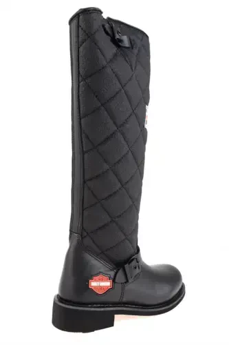 Leather Boot with Rubber Sole-HAR - 5