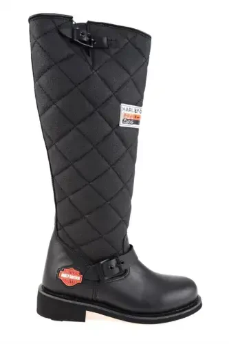 Leather Boot with Rubber Sole-HAR - 7