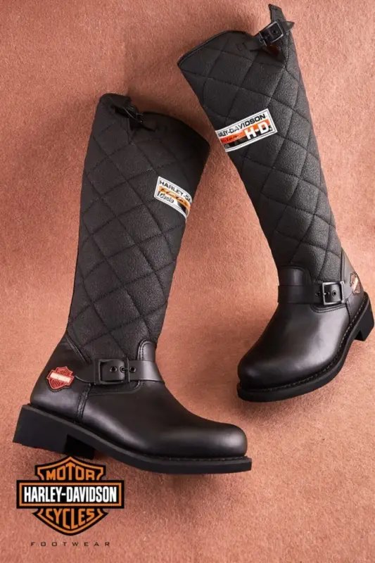 Leather Boot with Rubber Sole-HAR - 3
