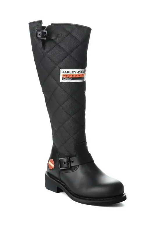Leather Boot with Rubber Sole-HAR - 2