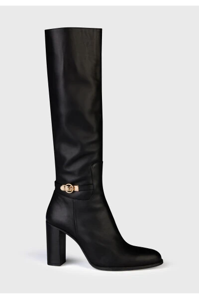 Leather Buckle Long Boot - ADL (1)