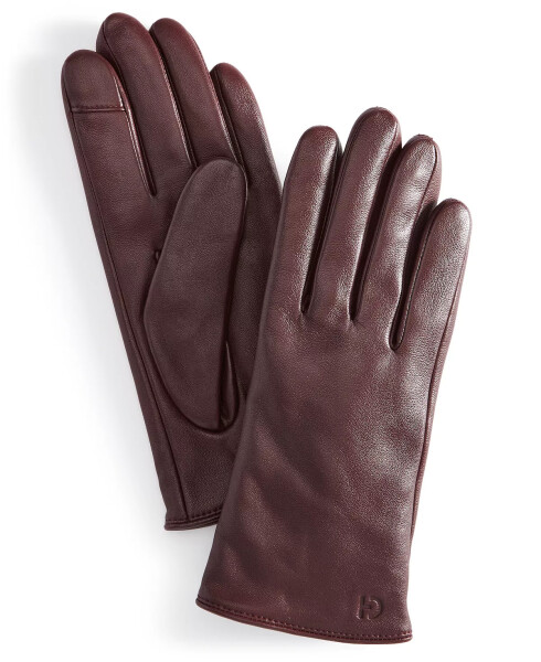 Leather CasModazoneere Blend Basic Tech Tip Gloves Pinot - 1