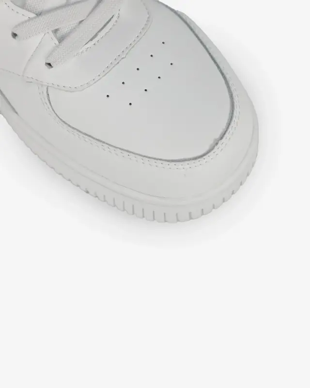 Leather children's sneakers / 26 / white - WHITE - 4