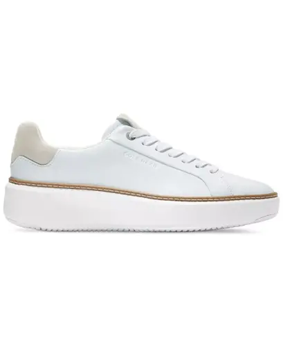 Leather Grandpro Topspin kundalik krossovkalari - Oq kaptar - COLE HAAN (1)