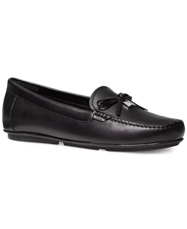 Leather Juliette Moccasin Loafers - 1