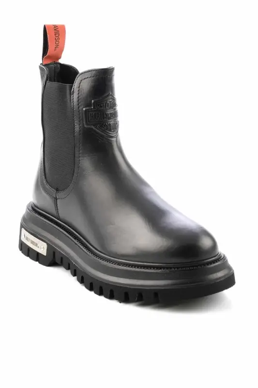 Leather Kadın Bot Bootie KAUÇUK TABAN HAKIKI DERI ENÇOK TERCİH EDİLEN MODEL-Siyah MOURIR - 3