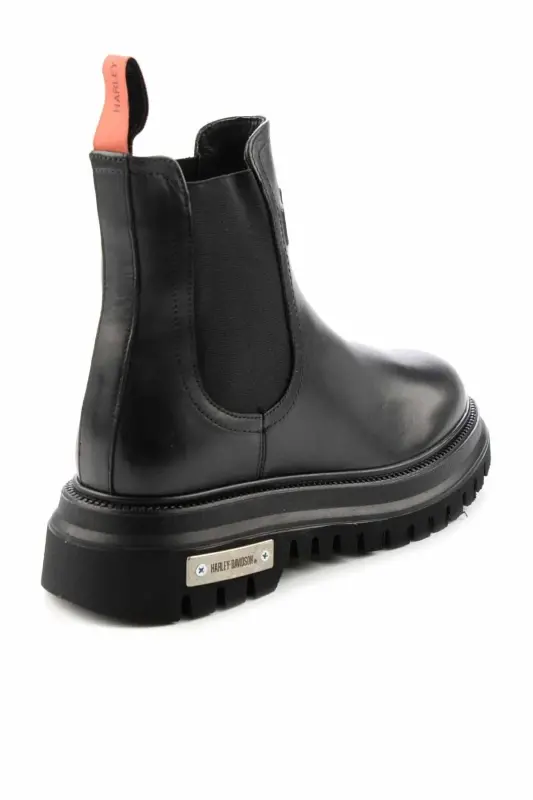 Leather Kadın Bot Bootie KAUÇUK TABAN HAKIKI DERI ENÇOK TERCİH EDİLEN MODEL-Siyah MOURIR - 6