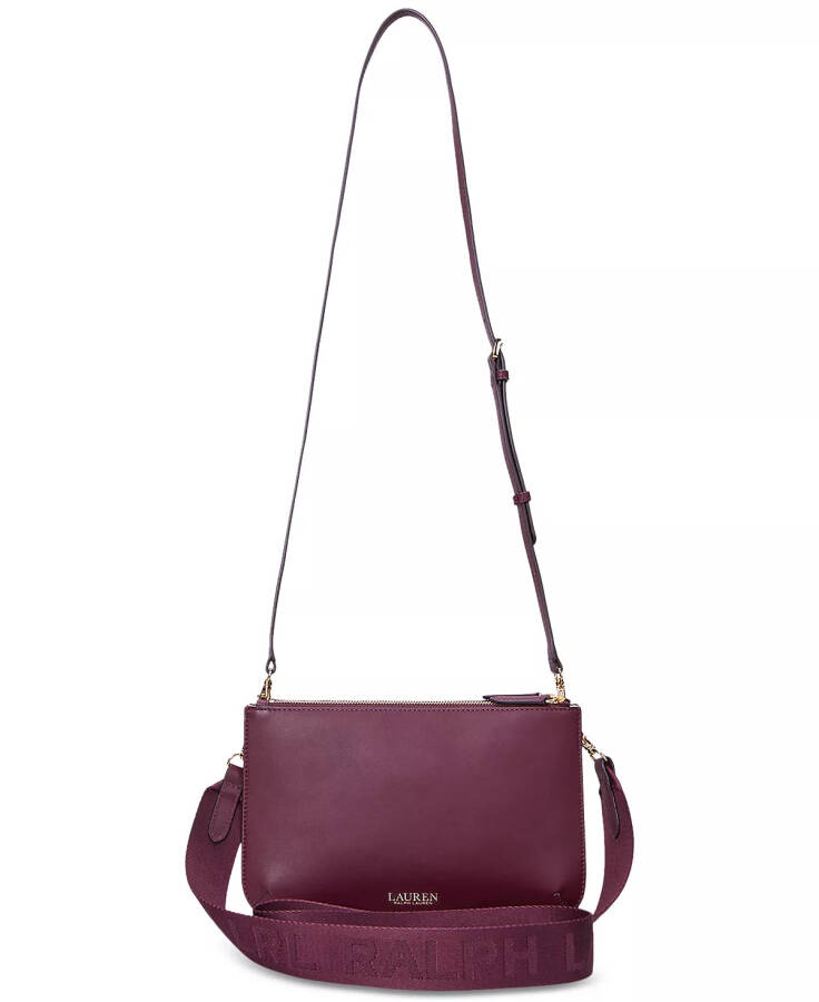 Leather Landyn Crossbody Bag Red - 3