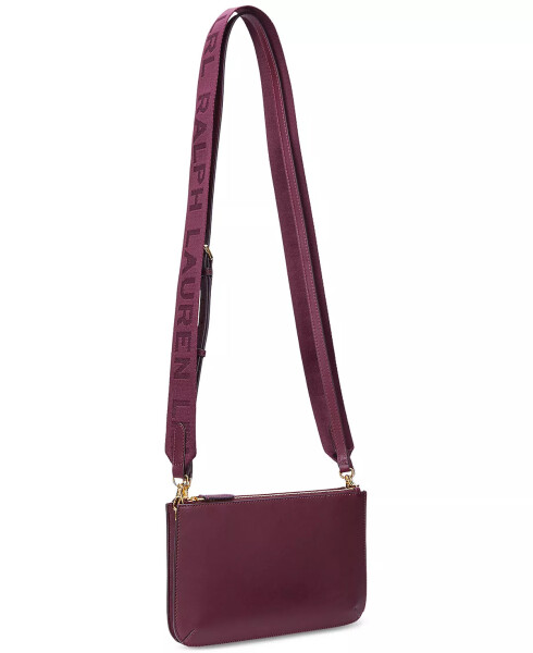 Leather Landyn Crossbody Bag Red - 5