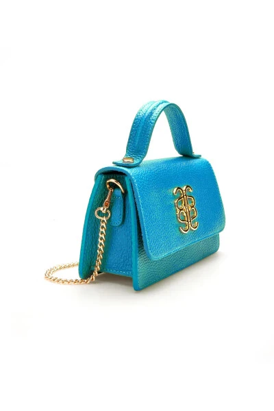 Leather Logo Chain Bag - adL (1)