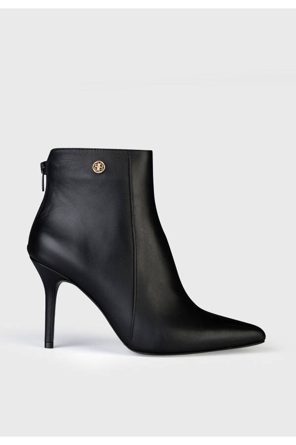 Leather Logo Detail Boots - 2