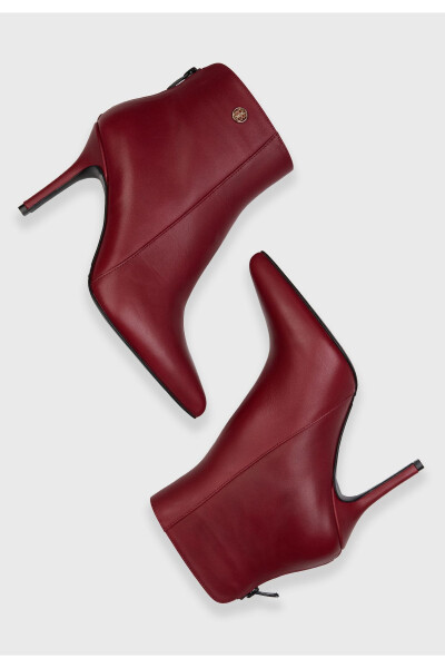 Leather Logo Detailed Boots - 3